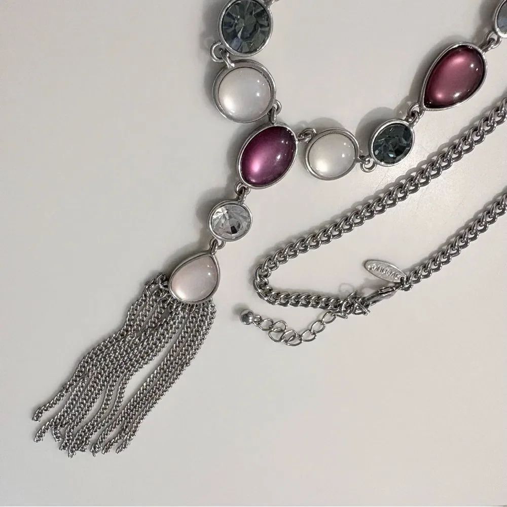 Avenue | Long Tassel Y Necklace | 44” Adjustable